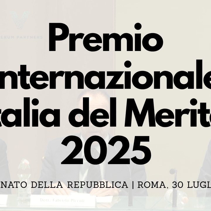 Premio internazionale "Italia del merito" - 2025