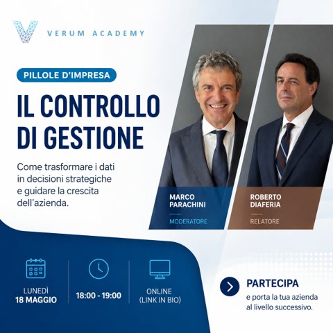 Le Pillole d'Impresa: "Il controllo di gestione"